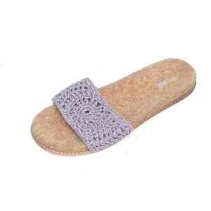 The SAK sandals shoes slides slip on purple women's sz 9